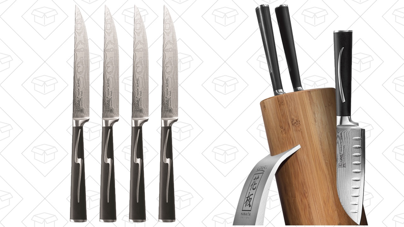 Ginsu Steak Knives, $30 | Ginsu 4-Piece Knife Set, $85
